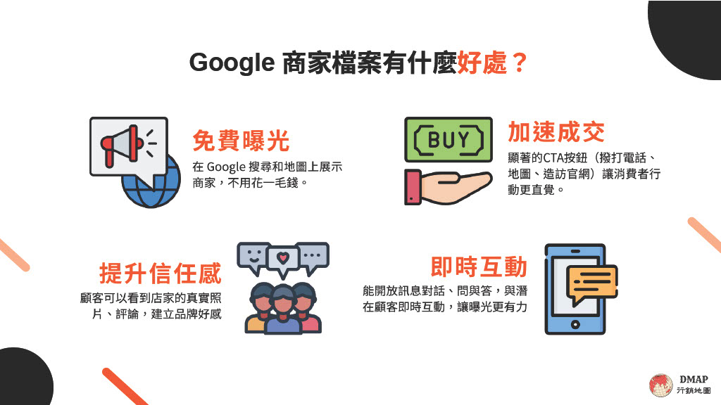 Google 商家檔案有什麼好處?
