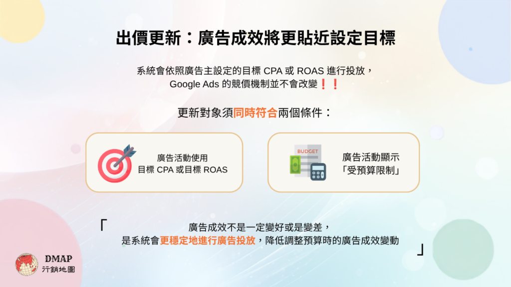 2026Q3 Google產品更新 - 出價更新：廣告成效將更貼近設定目標